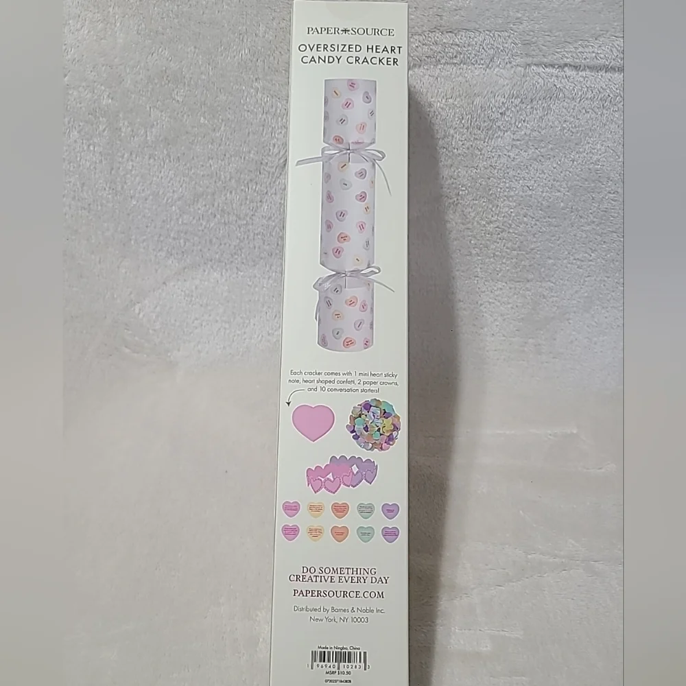 Paper Source Oversized Heart Candy Cracker Valentines Day